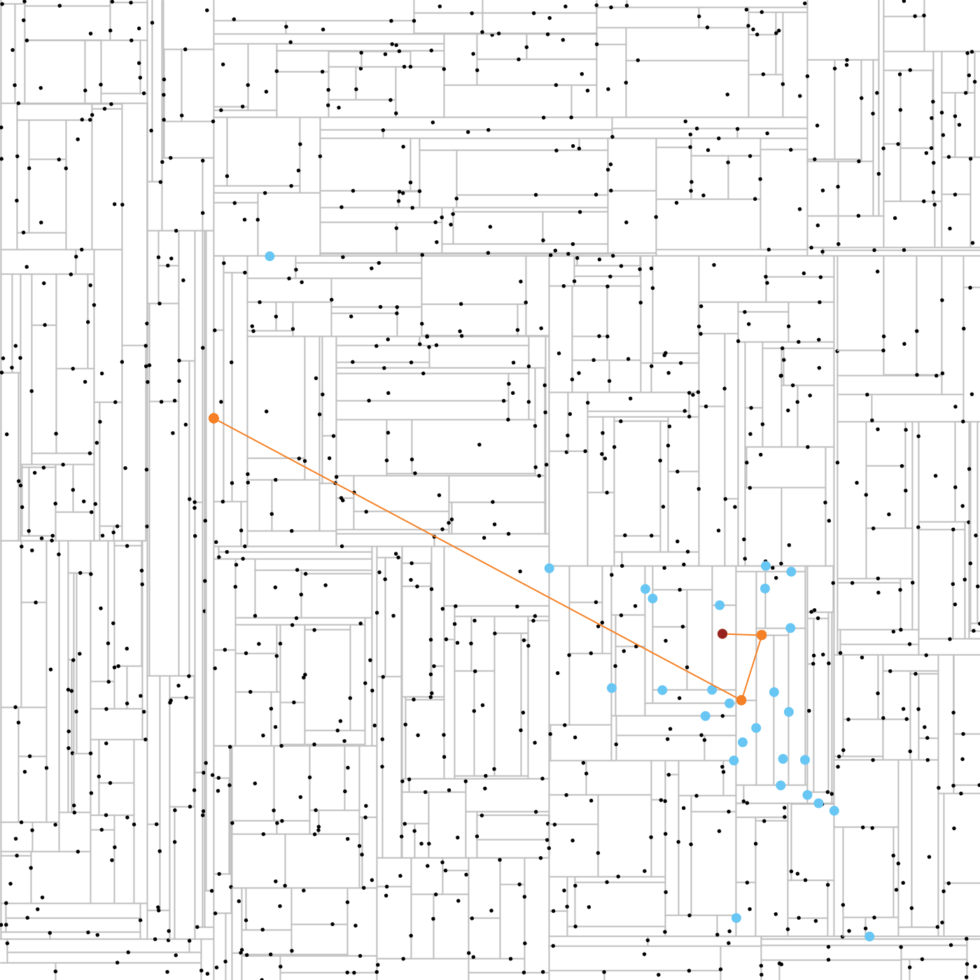 Image de référence avec 1016 points