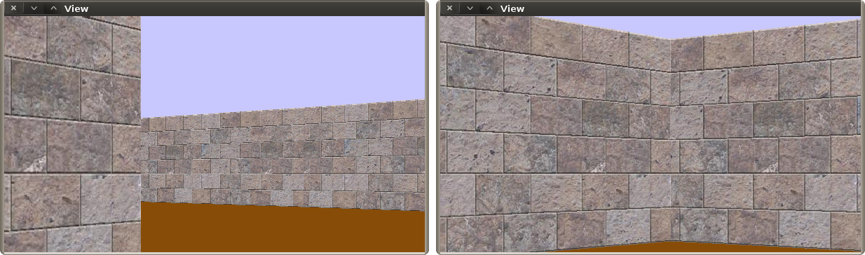 Plaquage de texture reussi